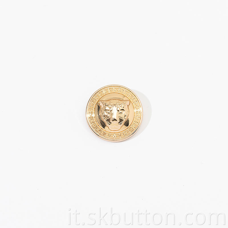 Bottone personalizzato in metallo in metallo cupola in rilievo personalizzato con bottone 3D per cappotto Vendita di fabbrica direttamente